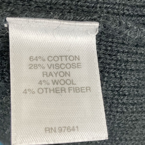 J. Jill Textured Stripe Black Vented Hem Tunic Sweater - Picture 6 of 7